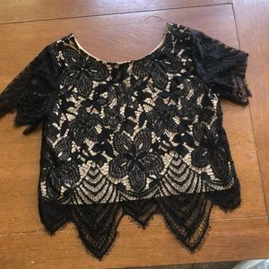 Womens Express Lace Top
